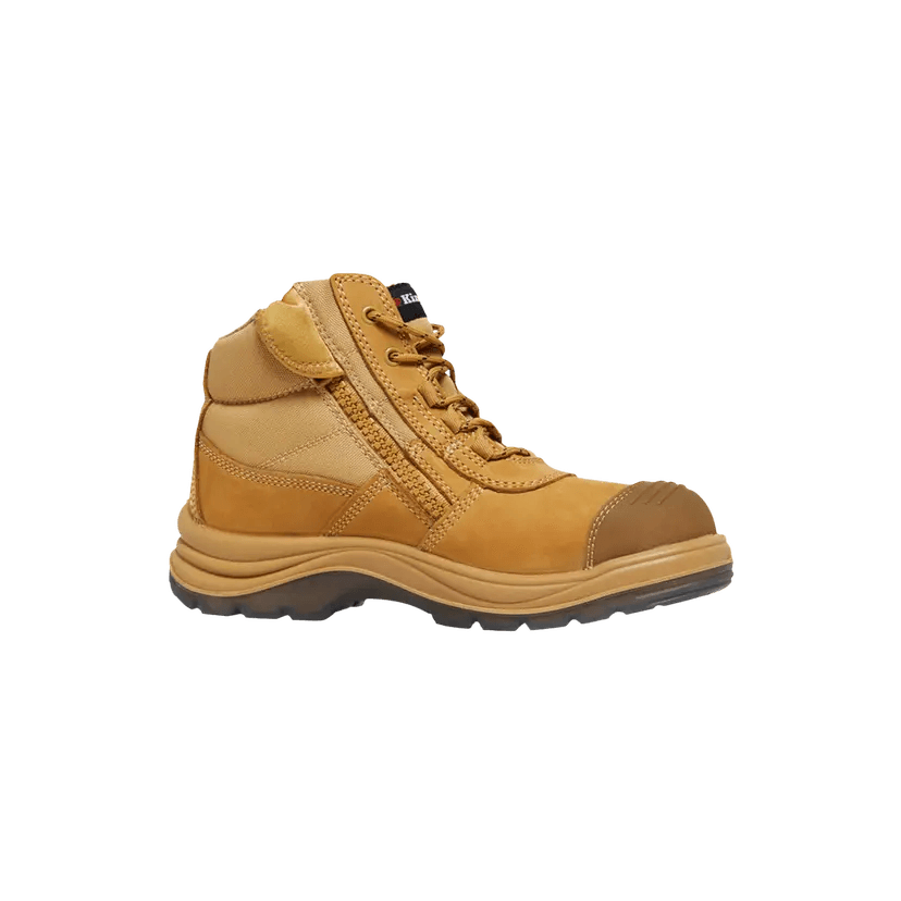 K27160 King Gee Mens Tradie ComfortMax Zip Sided Safety Boots