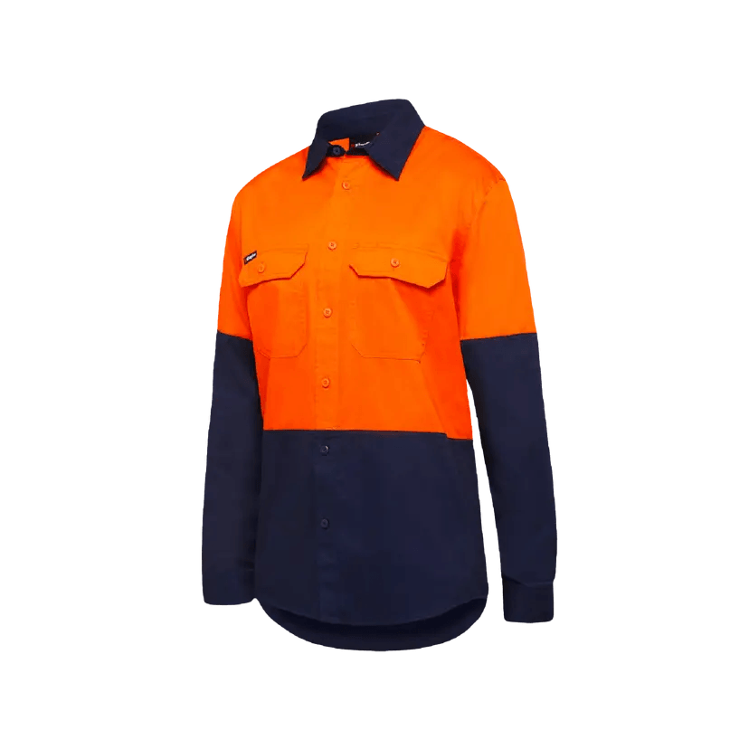 K54020 King Gee Men's Vented Spliced Drill Shirt