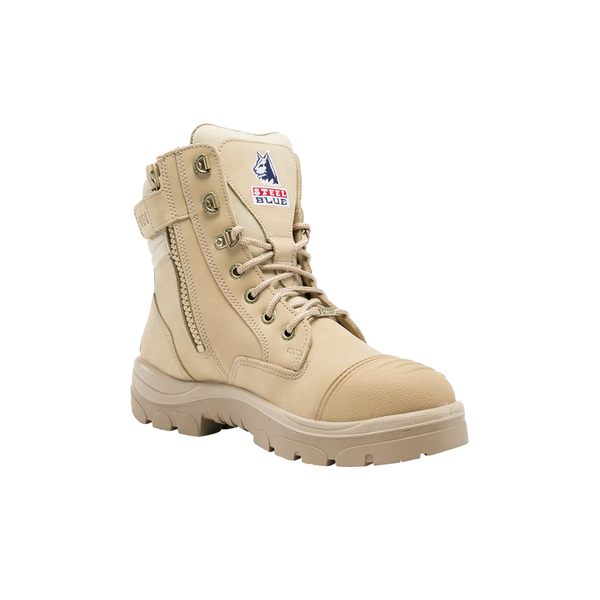 312661 CLEARANCE Steel Blue Southern Cross Safety Boots - Sand