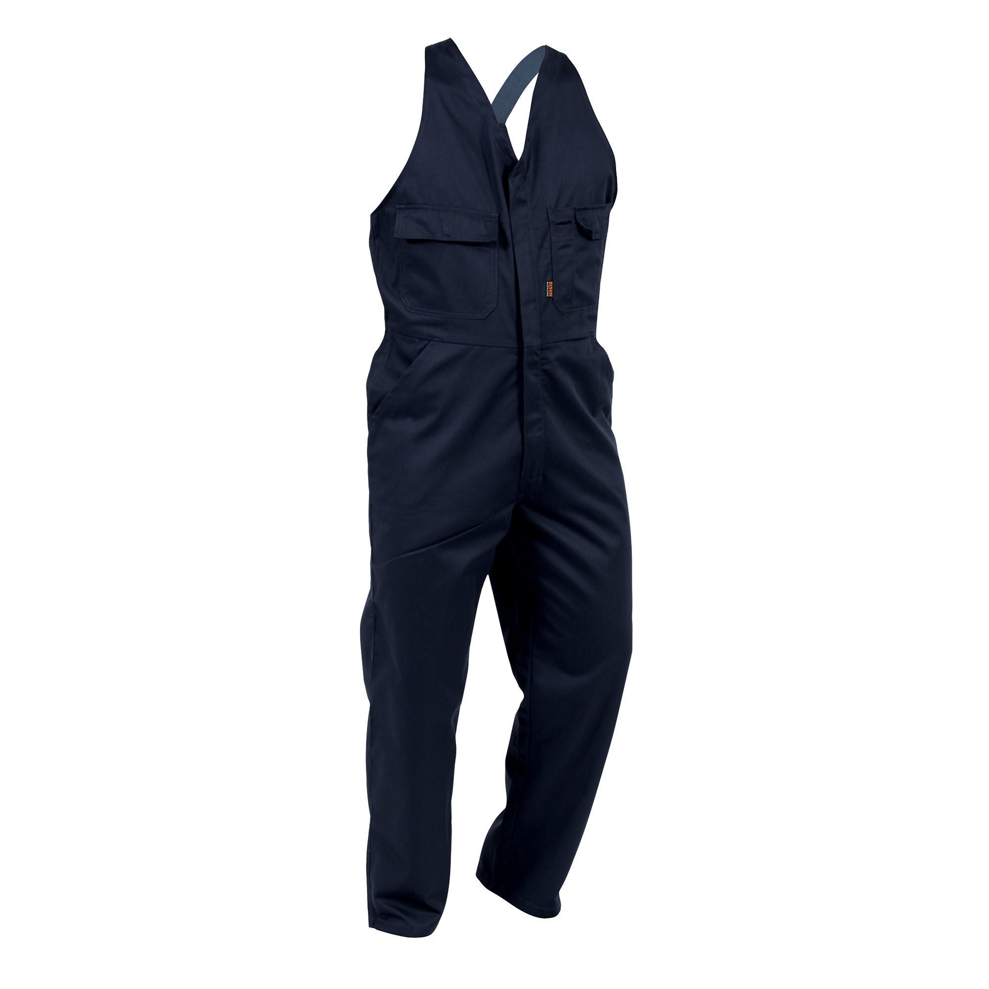 42002N BISON Overall Easy Action Cotton Domed Navy