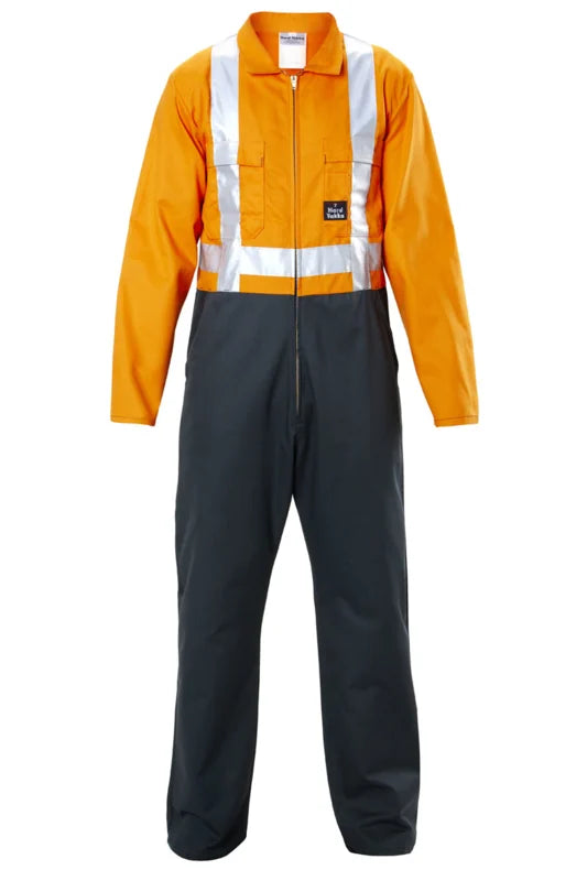 Hard Yakka, Hi Vis Zip Overall, OZ1HVZ00