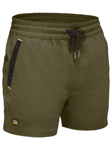 BSH1331 Bisley Flx & Move™ 4-Way Stretch Elastic Waist Short