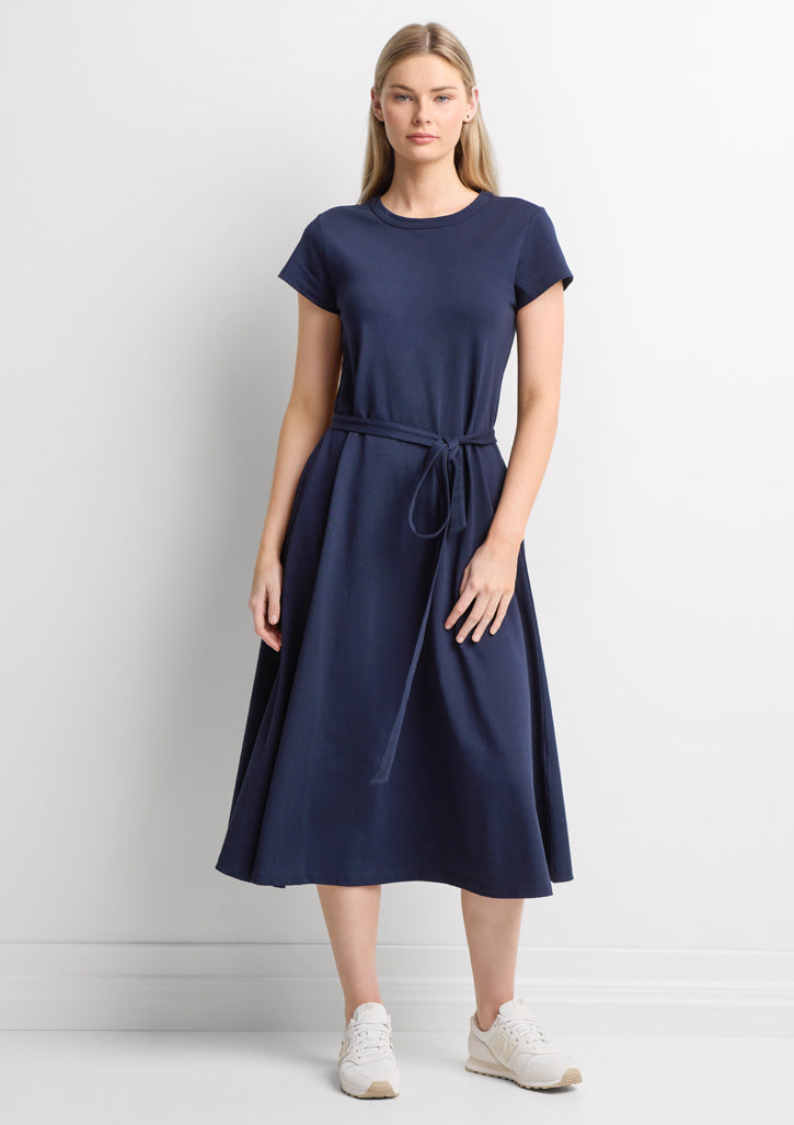 BBS2605L Fashion Biz Womens Grace T-Shirt Midi Dress