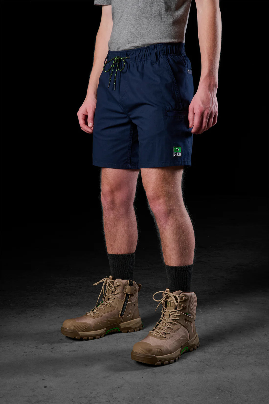 WS7 FXD Elastic Waist Utility Short