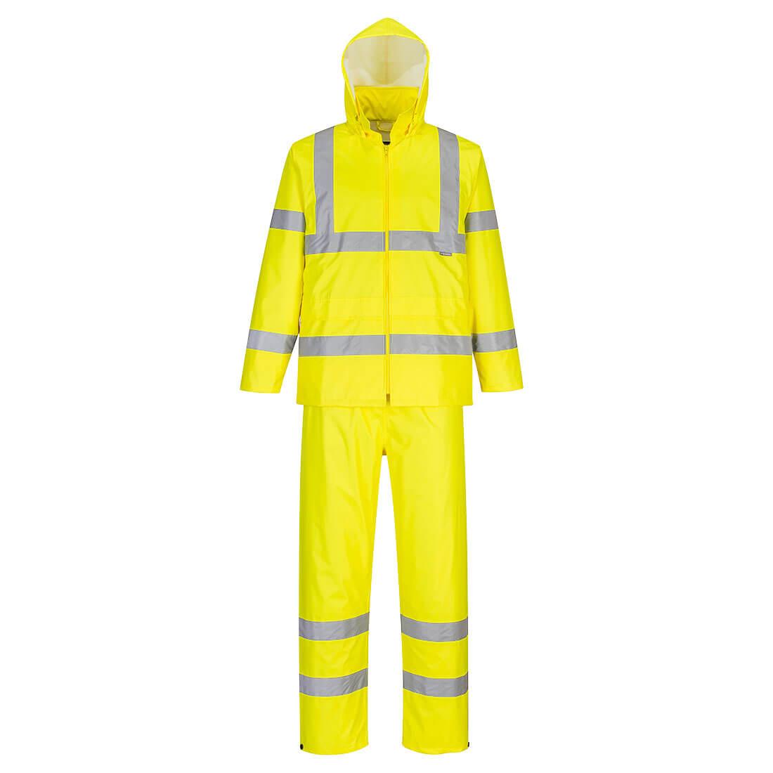 H448 Portwest Hi-Vis Packaway Rainsuit