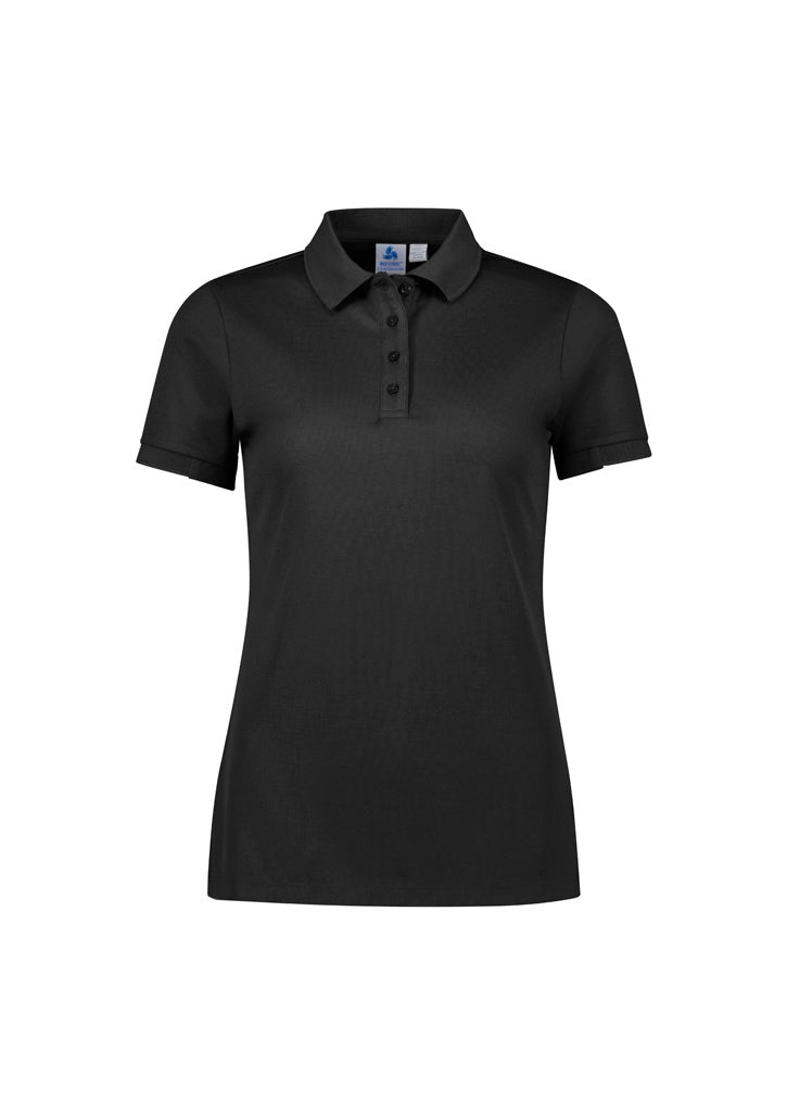 P313LS Fashion Biz Womens Focus Short Sleeve Polo