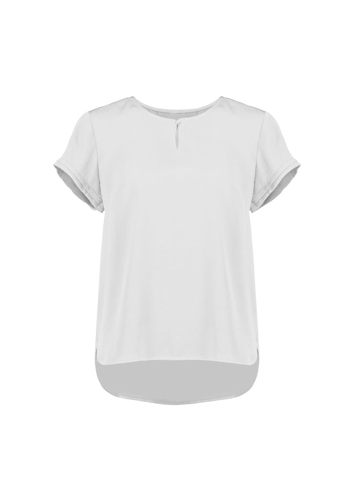 RU569LS Fashion Biz Womens Evelyn Short Sleeve Blouse