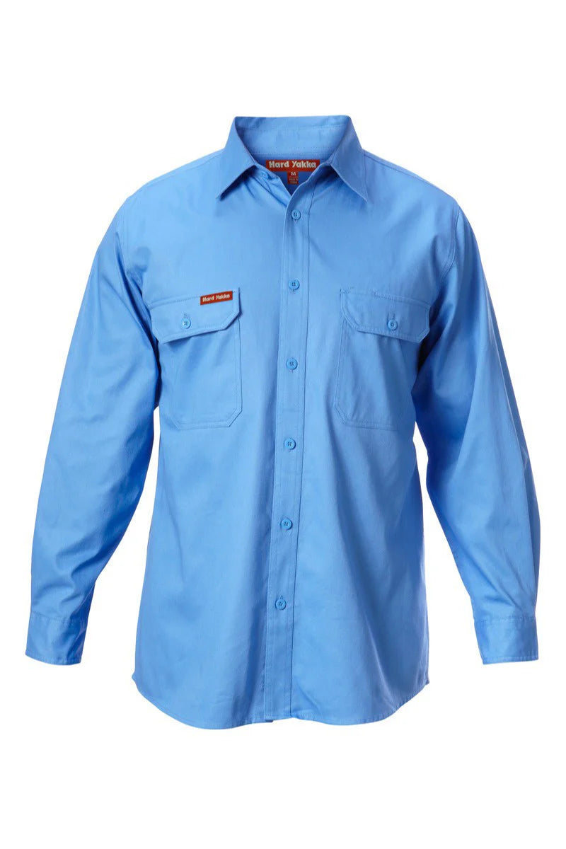 Y07500 Hard Yakka Cotton Drill Shirt Long Sleeve