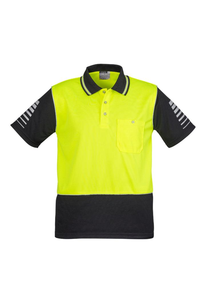 ZH236 Syzmik Mens Hi Vis Zone Short Sleeve Polo