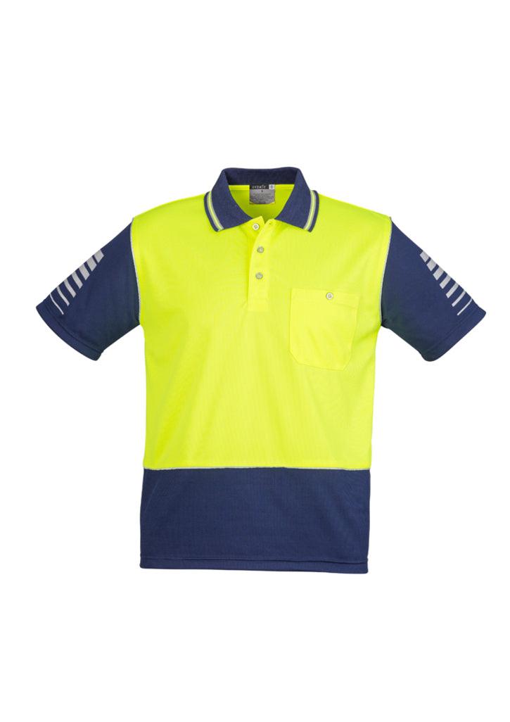 ZH236 Syzmik Mens Hi Vis Zone Short Sleeve Polo