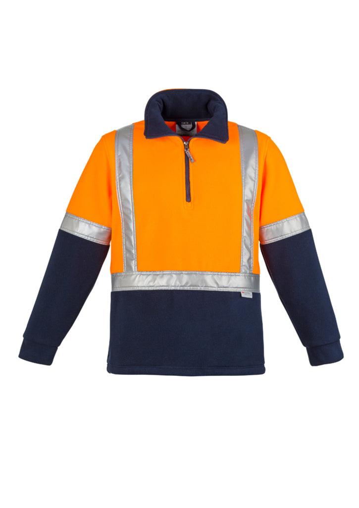 ZT462 Syzmik Unisex Hi Vis Polar Fleece Pullover Shoulder Taped