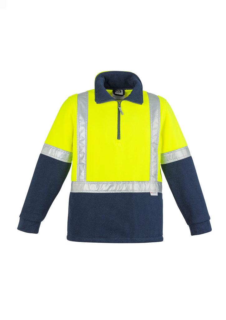 ZT462 Syzmik Unisex Hi Vis Polar Fleece Pullover Shoulder Taped