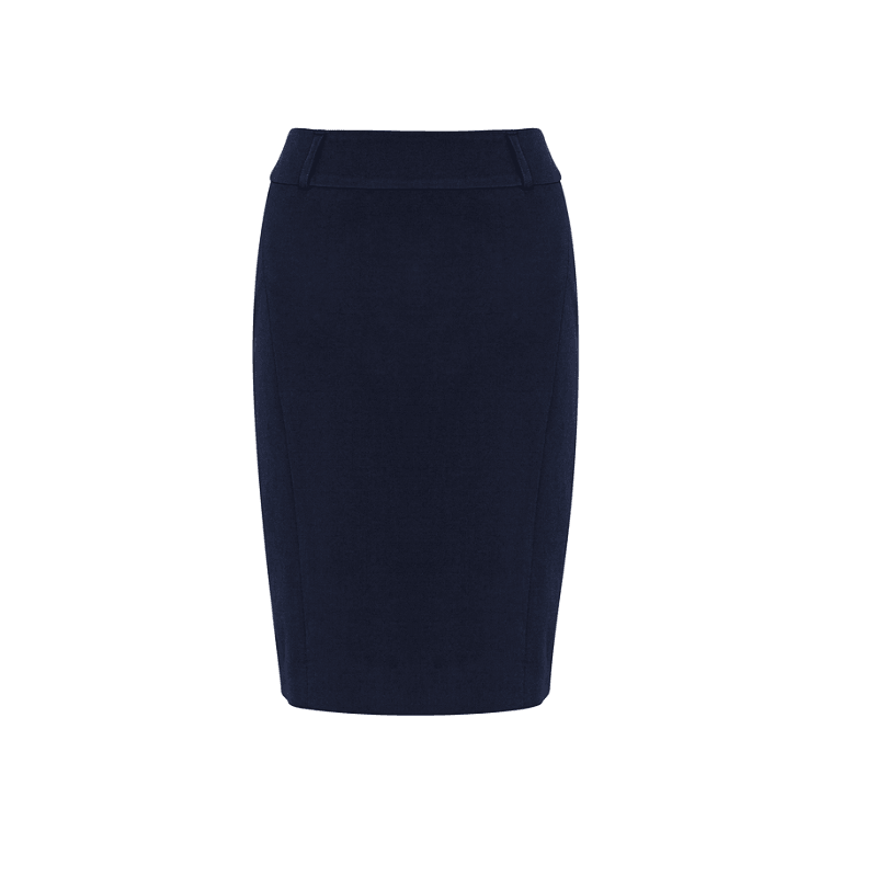 Biz Collection Ladies Loren Skirt Navy