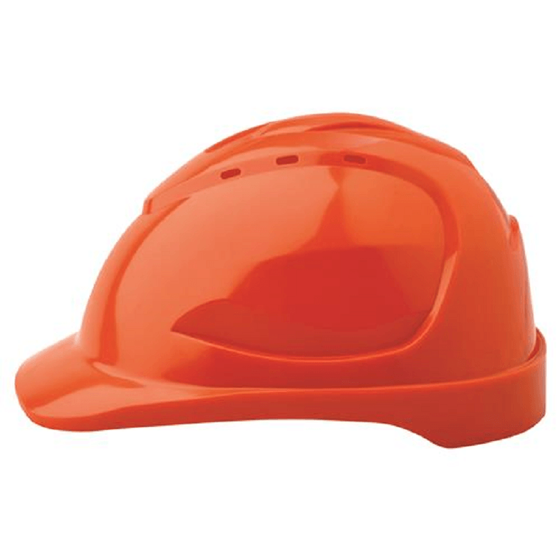 Pro Choice Safety Gear V9 Hard Hat Vented Pushlock Harness Orange