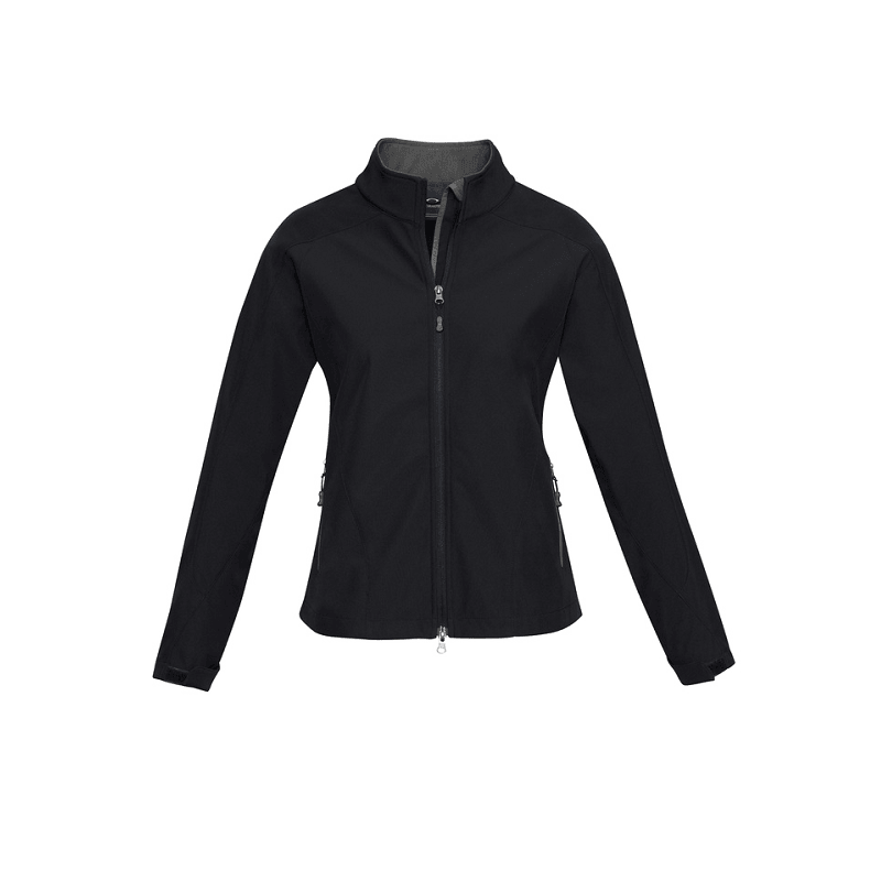 Biz Collection Ladies Geneva Jacket Black/Graphite