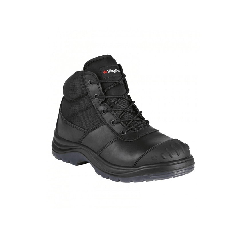 KingGee Tradie Zip Boot Black