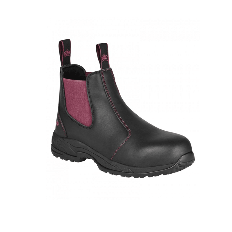 KingGee Womens Tradie Pull Up Boot Black