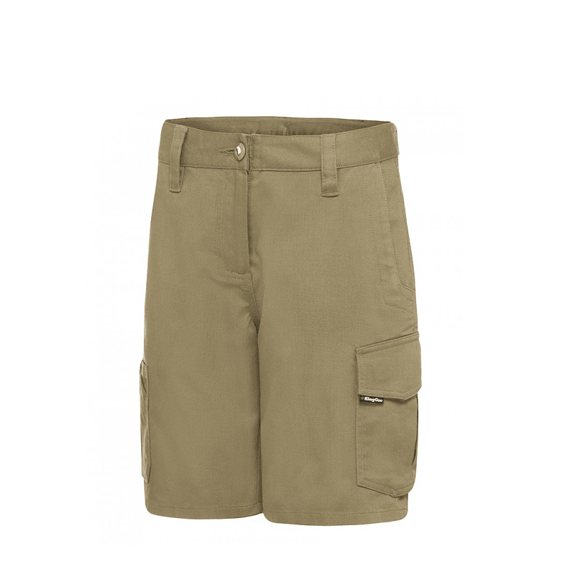 KingGee Ladies Workcool 2 Short Khaki