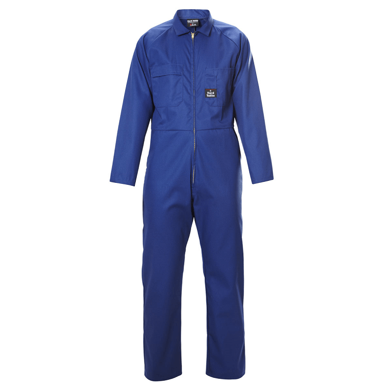Hard Yakka Polycotton Zip Overall Royal Blue