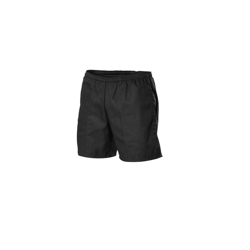 Hard Yakka Rugby Short Black