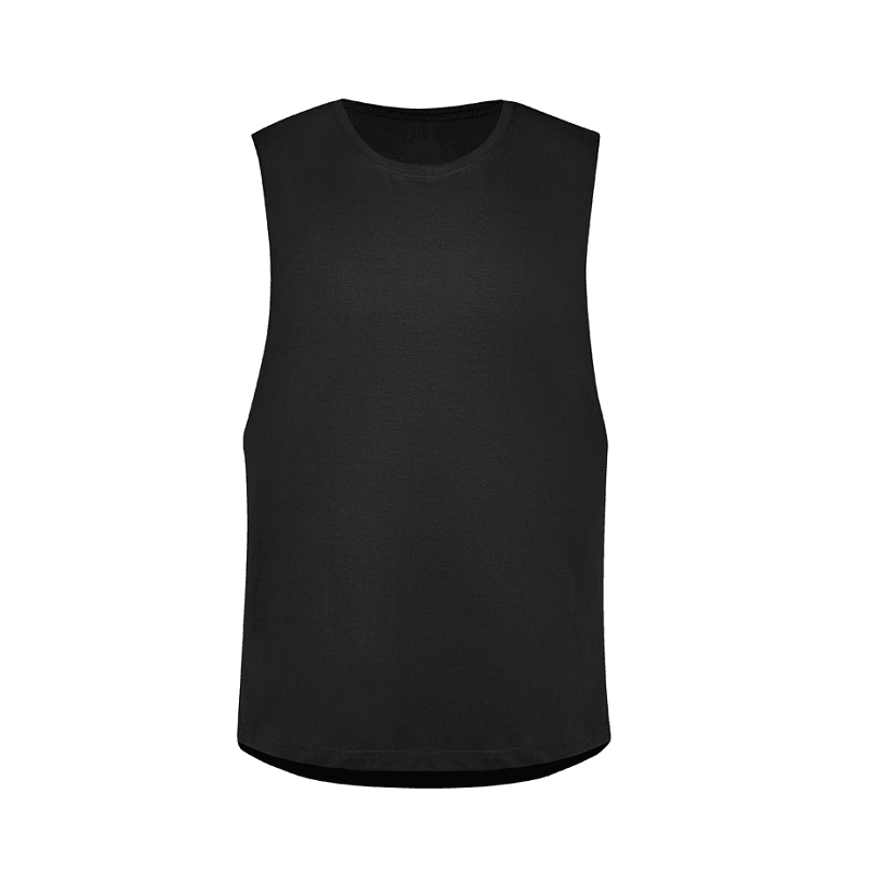 Syzmik Mens Streetworx Sleeveless Tee Black
