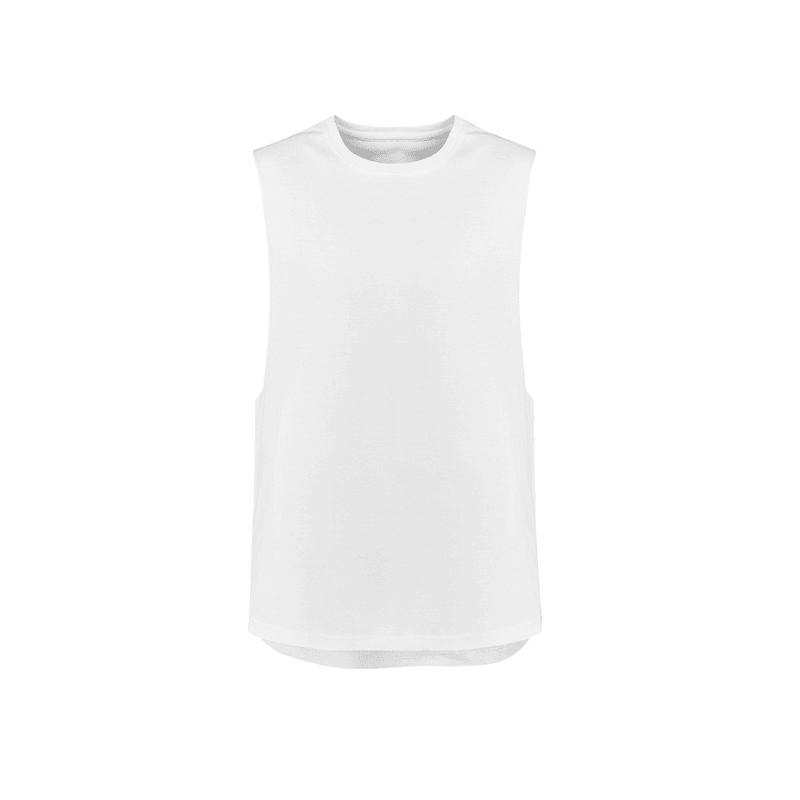 Syzmik Mens Streetworx Sleeveless Tee White