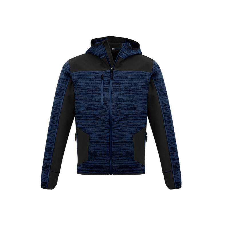 Syzmik Unisex Streetworx Reinforced Knit Hoodie Navy/Black