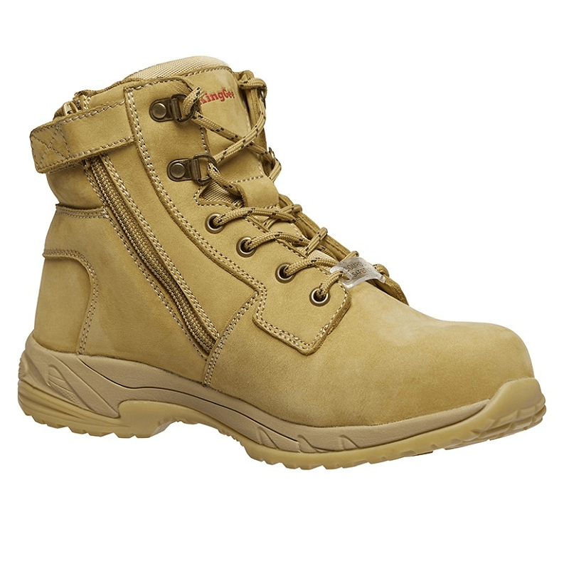 KingGee Womens Tradie Zip Boot Wheat