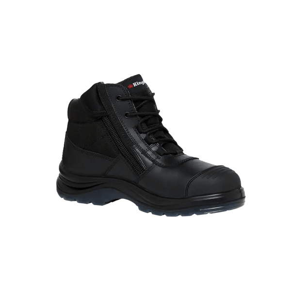 K27160 KingGee Men's Tradie ComfortMax Zip Sided Safety Boots