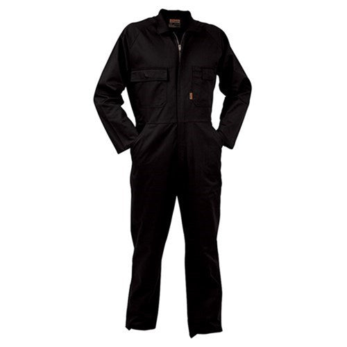 430023 Bison 100% Cotton Overall - Black
