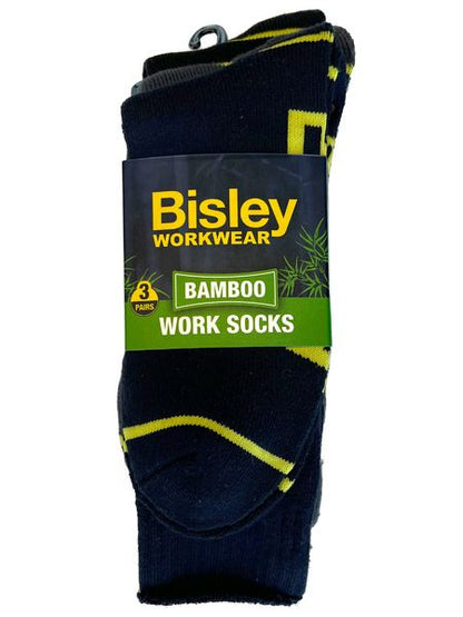 BSX7020 Bisley Bamboo Work sock (3X pack)