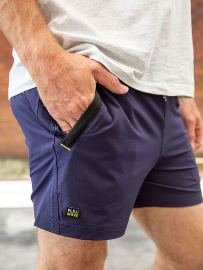 BSH1331 Bisley Flx & Move™ 4-Way Stretch Elastic Waist Short