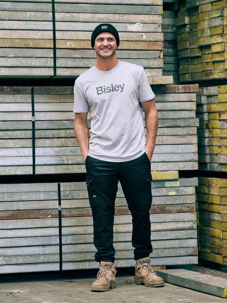 BPC6335 Bisley Flx & Move Stretch Denim Zip Cargo Jogger Pants