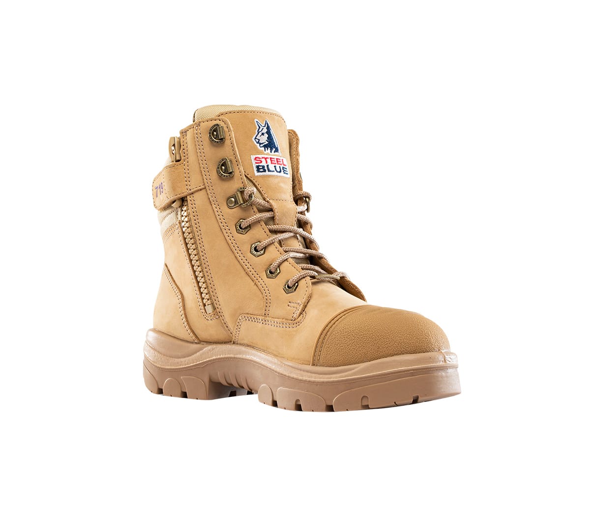 512719 Steel Blue Ladies Southern Cross Zip Safety Boot