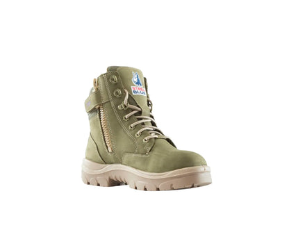 512719 Steel Blue Ladies Southern Cross Zip Safety Boot