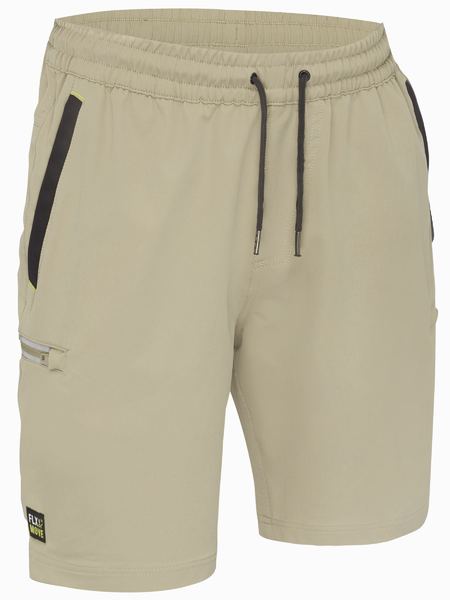 BSHC1333 Flx & Move™ 4-Way Stretch Elastic Waist Cargo Short