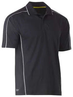 BK1425 Bisley Cool Mesh Polo With Reflective Piping