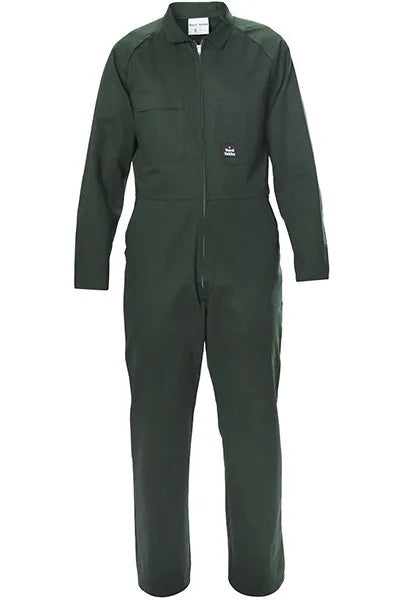N1011S COTTON GREY AND GREEN  OVERALL