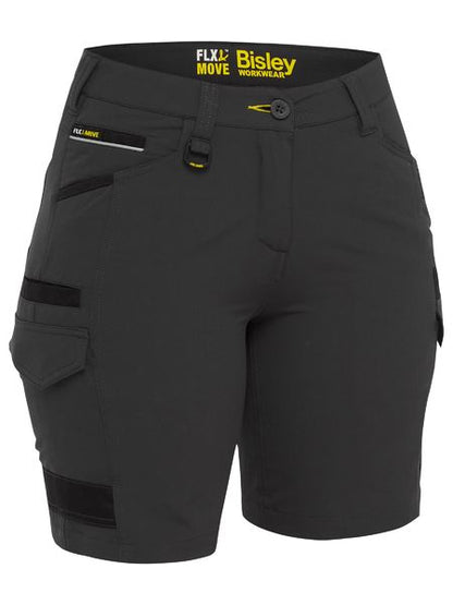 BSHL1332 Bisley Women's Flx & Move™ 4-Way Stretch Zip Cargo Short