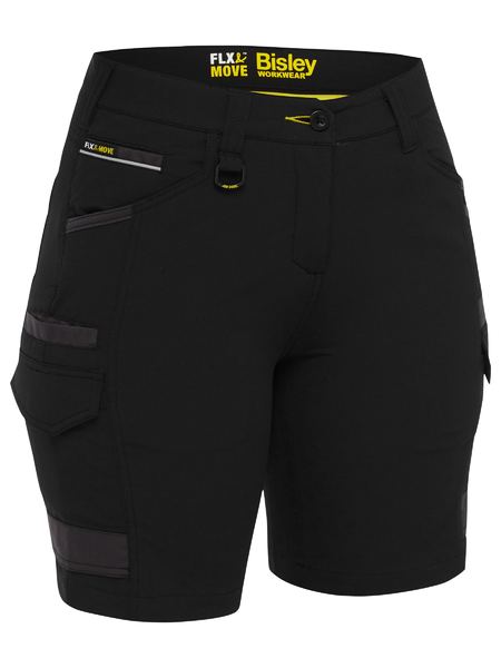 BSHL1332 Bisley Women's Flx & Move™ 4-Way Stretch Zip Cargo Short
