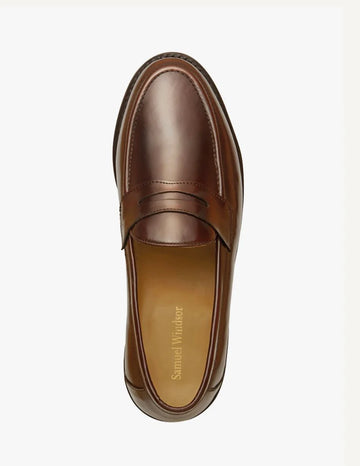 BV41 Samuel Windsor Penny Loafer Chestnut Shoe