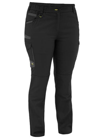 BPCL6338 Bisley Women's Flx & Move™ Stretch Canvas Elastic Waist Cargo Pants