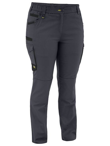 BPCL6338 Bisley Women's Flx & Move™ Stretch Canvas Elastic Waist Cargo Pants