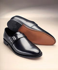 BV08 Samuel Windsor Classic Monk Shoe Black