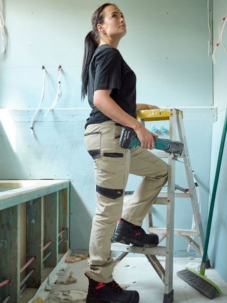BPCL6338 Bisley Women's Flx & Move™ Stretch Canvas Elastic Waist Cargo Pants