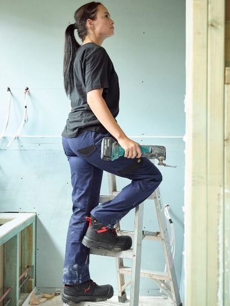BPCL6338 Bisley Women's Flx & Move™ Stretch Canvas Elastic Waist Cargo Pants