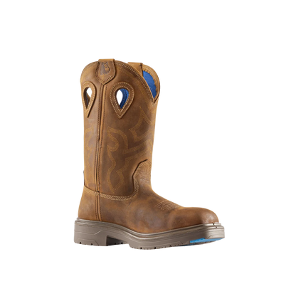 813945 Blue Heeler Square Toe  | Distressed Brown
