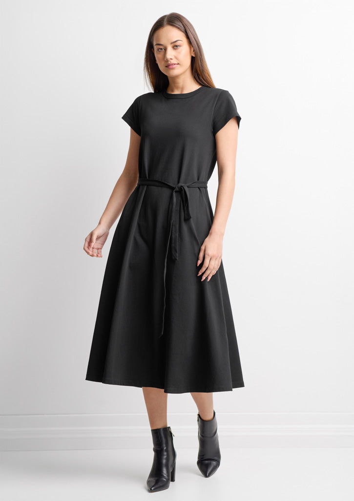 BBS2605L Fashion Biz Womens Grace T-Shirt Midi Dress