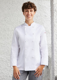 CH230LL Yes Chef Womens Al Dente Long Sleeve Chef Jacket