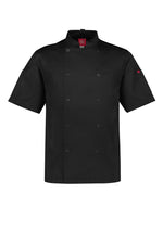 CH232MS Yes Chef Mens Zest Short Sleeve Chef Jacket